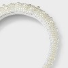 Padded Pearl Hair Headband - A New Day™ Ivory - 3 of 3