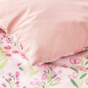 BAGOKIE Twin Size 5 Pieces Kids Bed in a Bag Floral Bedding Set for Girls - 3 of 4
