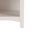 Royal Hampton Night Stand With Bottom Open Shelf, White - 3 of 4