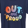 Women's - Instant Message - Out And Proud Short Sleeve Graphic T-Shirt - 2 of 4