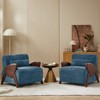 Modern Accent Armchair with Plush Cushioning, Comfortable Armrests, and Stylish Design for Living Room, Bedroom, or Office - 2 of 4