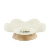 Sam's Pets Daisy Oak Stand Pet Bowl In Glossy White - 3 of 4