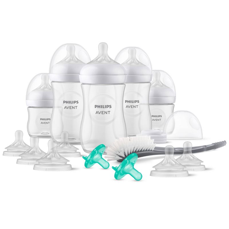 Avent Phillips Natural Baby Bottle with Natural Response Nipple Newborn Gift Set - 17pc, 1 of 5