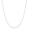 Black Bow Jewelry 0.7mm, Sterling Silver Square Snake Chain Necklace - 3 of 4