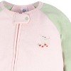Gerber Baby and Toddler Girls' Blanket Sleepers- 2-Pack - 4 of 4
