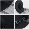 Joyfy Halloween Black Mesh Witch Hat, Wicked Hat with Lace Veils, Women Halloween Costume Accessory, Cosplay Parties - 3 of 4