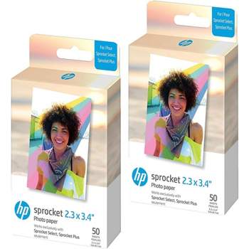 Papier Photo HP Sprocket 2x3 ZINC 5x7,6cm - Pack de 20 feuilles - Finition  glacée - Cdiscount Informatique