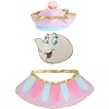HalloweenCostumes.com   Women  Mrs. Potts Costume Kit, Pink/Blue/Purple - 2 of 4