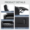 FONTOI Recliner Chair PU Leather Recliner Sofa Adjustable Reclining Positions for Maximum Comfort and Relaxation for Living Room Bedroom - 4 of 4