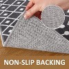 Washable Boho Geometric Rug, Large Soft Non-Slip Carpet for Living Room, Bedroom & Office - 4 of 4