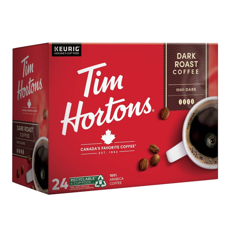 Tim Hortons Dark Roast Coffee Pods - 24ct, 3 of 14