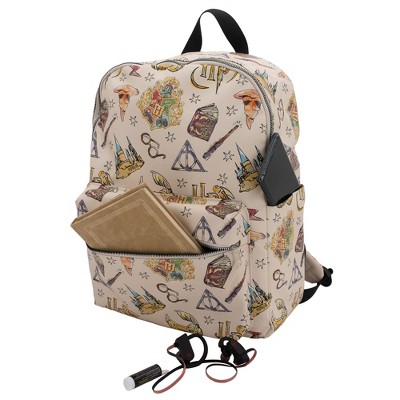 Hello Kitty Backpack for Girls, Sanrio Kawaii Bookbag, 16 Inch Anime School Bag with 3D Features
