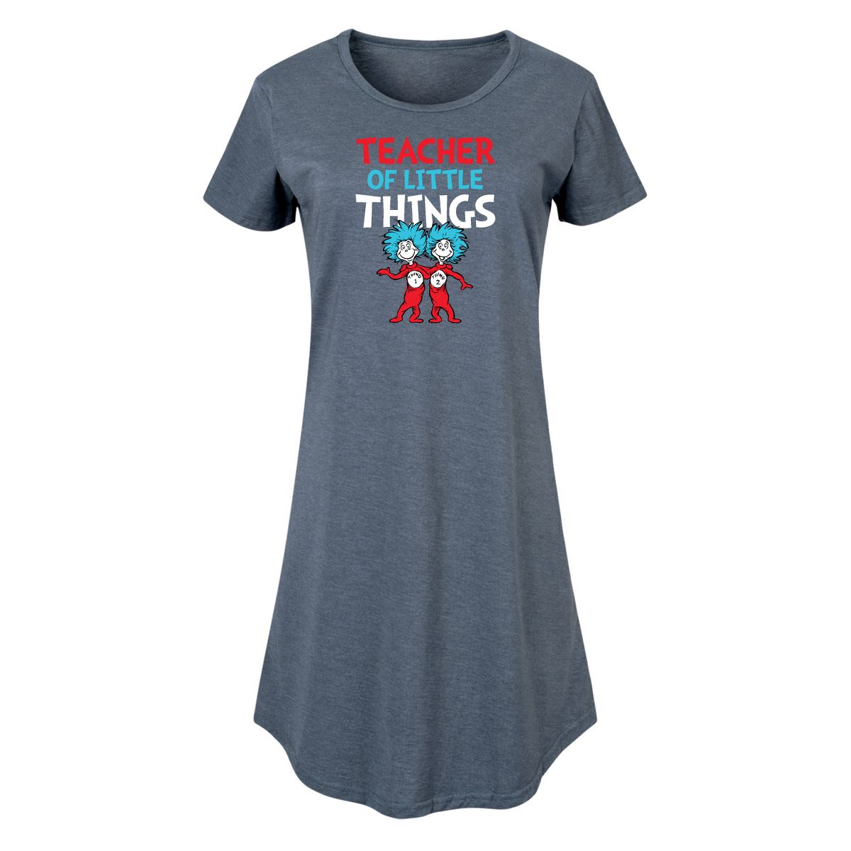 Women's - Dr. Seuss - Teacher Of Little Things Graphic T-shirt Dress