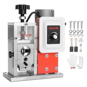 VEVOR Electric Wire Stripping Machine, 0.06-1.57 in, 400W Automatic Motorized Cable Stripper, 9.84 IPS (15 m/min) Wire Peeler with Blades, Silver - 1 of 4