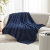 Cozy Comfort by Bedsure | Cute Soft Cozy Checkered 260GSM Throw Blanket for Couch Twin Size White - 4 of 4