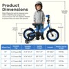 Costway 14" Kids Bike with Removable Training Wheels Adjustable Seat & Handlebar Handbrake - 3 of 4