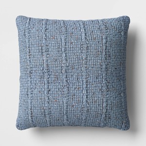 Square Marled Knit Throw Pillow - Threshold™ - 1 of 4