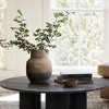 LuxenHome Brown Ombre Terracotta 9.6-Inch Round Vase - 3 of 4