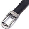 Mio Marino  Men's Indented Designed Ratchet Belt - Deep Charcoal, Size:  Adjustable From 38 To 54 Waist : Target