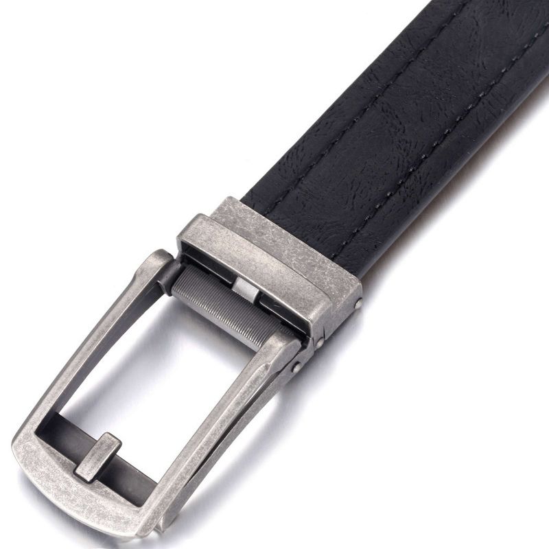 Mio Marino | Men's Cracked Metal Ratchet Belt, 5 of 8