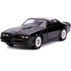 Tego's Pontiac Firebird Black with Gold Stripes and Hood Bird "Fast & Furious" Series 1/32 Diecast Model Car by Jada - 2 of 3