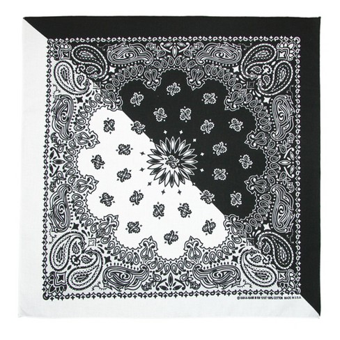 CTM Split Paisley Print Bandana - image 1 of 1