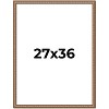 PosterPalooza | Slim Profile Gold Picture Frame - UV Acrylic, Foam Board Backing, Hanging Hardware - 2 of 4
