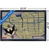 Trends International DC Comics TV Batman Beyond - Map Framed Wall Poster Prints - 3 of 4