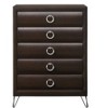 PAGED Dresser with Drawers Industrial Style Storage Cabinet with Side Metal Glides for Living Room, Hallway, Office - 3 of 4