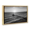 Stupell Industries Serene Morning Pier Floating Frame Canvas Art - 2 of 4