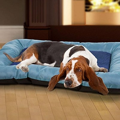 PETMAKER Cuddle Round Plush Pet Bed
