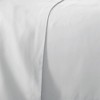 Plazatex Luxurious Ultra Soft 100% Cotton Moisture Wicking Solid Color Sheet Set White - image 4 of 4