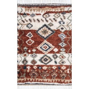 Nuloom Southwestern Rosemarie Moroccan Tassel Shag Indoor Area Rug - 1 of 4