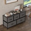 RISOKEYS Classic Wide Fabric Closet Dresser,with Storage Drawers, Chests Organizer,TV Stand with Metal Frame for Clothes,Living Room,Hallway - 2 of 4