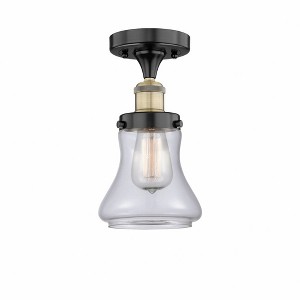 Bellmont - 1 Light Semi-Flush Mount In Industrial Style-8.25 Inches Tall and 6.5 Inches Wide - 1 of 1