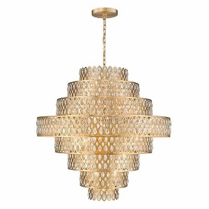 Z-Lite Dealey 25 - Light Chandelier in  Heirloom Brass - 1 of 4