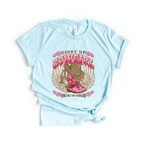 Simply Sage Market Women's Giddy Up Cowgirl Short Sleeve Graphic Tee - 1 of 3