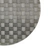 Design Imports Gray Basketweave Round Woven Placemat Set/4 - 2 of 4