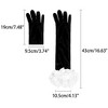 INSPIRE CHIC Women's Puff Elbow Sleeves for Wedding Party Prom Grace Dress Gloves 1 Pair - 2 of 4
