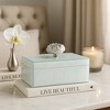 Decorative Storage Box for Home Decor - Modern Jewelry Box with Lid and Eye-Catching Handle for Living Room, Bathroom, or Office Display - 2 of 4