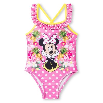 Minnie Mouse Toddler Girls' Disney Minnie One Piece Swimsuit