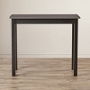 Carolina Living Cooper Stainless Steel Top Bar Table Wood/Black: High Bar Height, Kitchen Functionality - 2 of 3