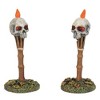 Department 56 Accessory 4.0 Inch Lit Nightmares Halloween , Halloween Accessory Skulls (2PC) - 3 of 3