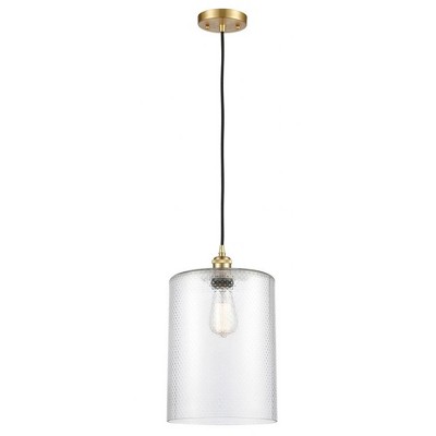Cobbleskill - 1 Light Cord Hung Mini Pendant In Industrial Style-14 Inches Tall and 9 Inches Wide