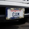 University of Akron Tie-Dye License Plate Tag Frame - 2 of 4