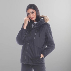 Members Only Women's Snorkel Solid Oversized Jacket - 1 of 4