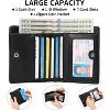 Hachikiko Mens Slim Bifold RFID Blocking Wallet - Genuine Microfiber Leather Thin Credit Card Holder with 7 Card Slots, 4 ID Windows - 3 of 4