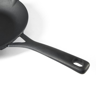 Martha Stewart Black 12" Pre-Seasoned Cast Iron Skillet