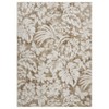 Area Rug Botanical Floral - Leaf Printed Accent Carpet with Non-Slip Backing, Stain-Resistant Indoor Rug for Living Room, Bedroom, Kitchen - 3 of 4