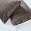 Paisley or Solid Flannel Cotton Pillowcases, Set of 2 by Blue Nile Mills - 3 of 3